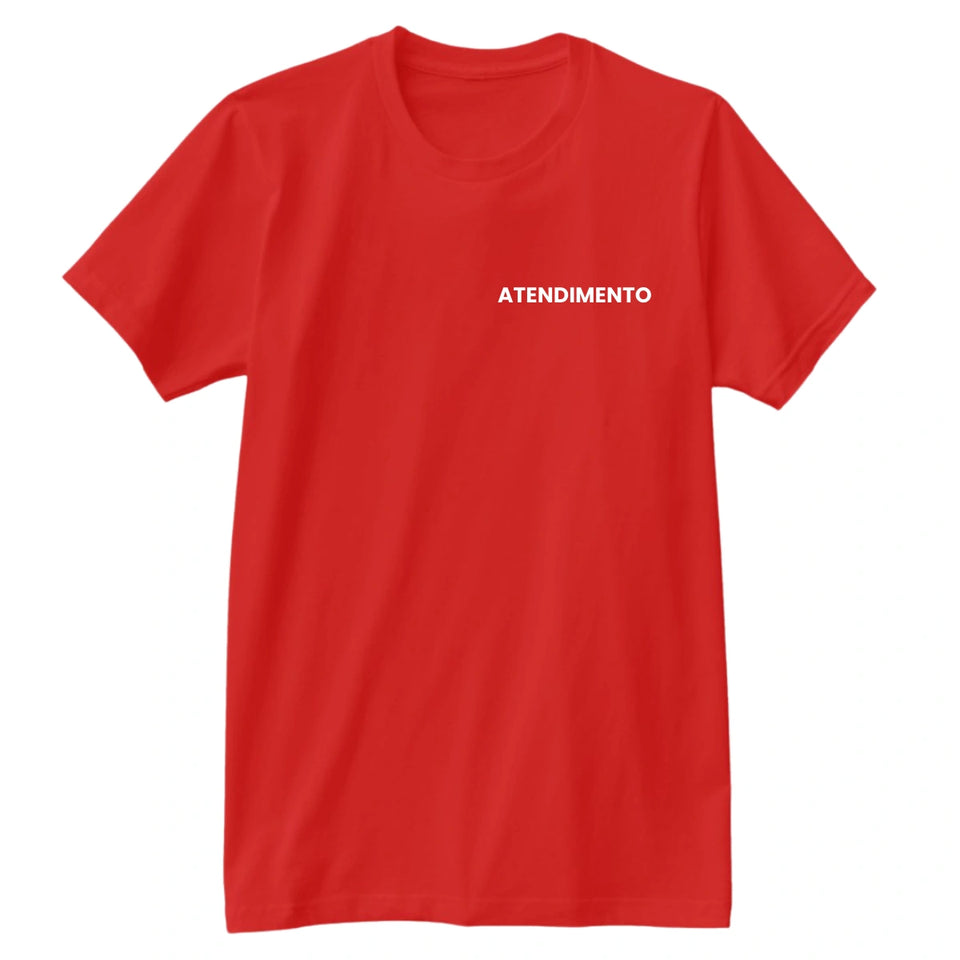Camiseta Equipe de Atendimento Uniforme Profissional