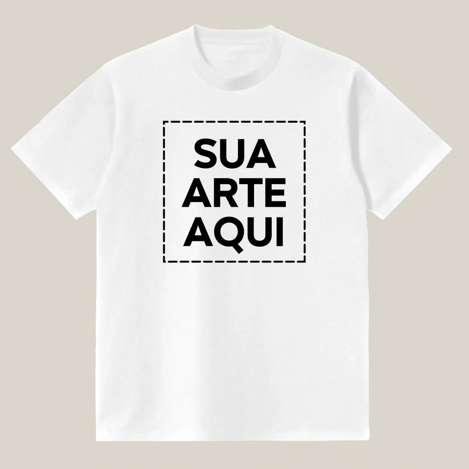 Camiseta Masculina Oversized Personalizada 100% Algodão