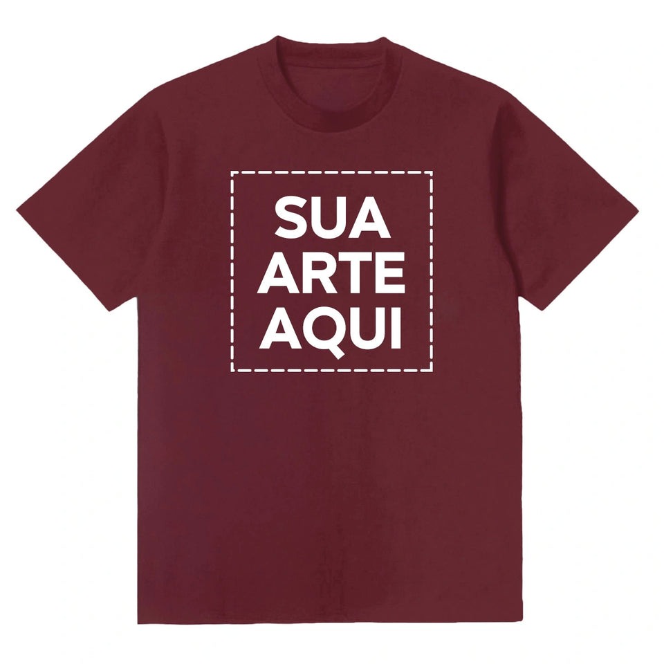 Camiseta Masculina Oversized Personalizada 100% Algodão