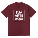 Camiseta Masculina Oversized Personalizada 100% Algodão