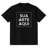 Camiseta Masculina Oversized Personalizada 100% Algodão