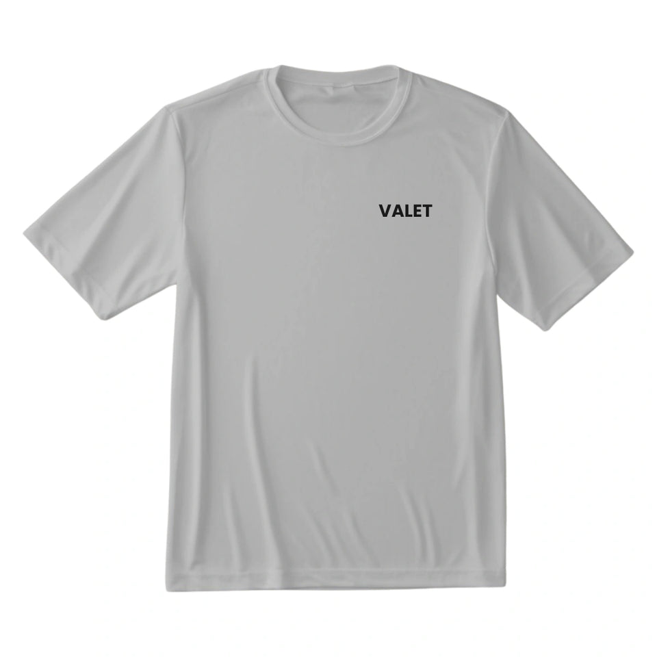 Camiseta Valet Serviço de Estacionamento Uniforme Profissional