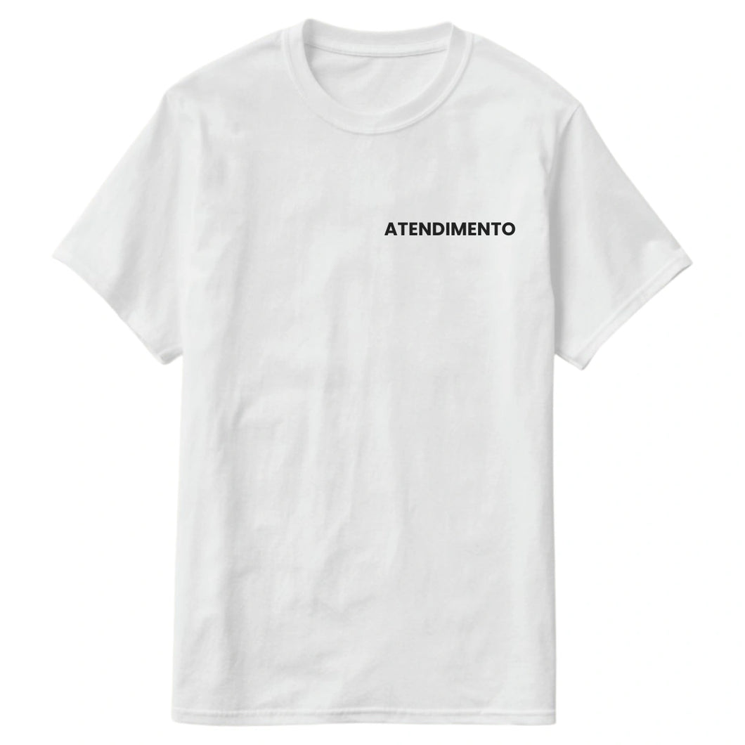 Camiseta Equipe de Atendimento Uniforme Profissional