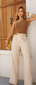 Calça Pantalona Bege – Sofisticação e Conforto para Todas as Ocasiões!